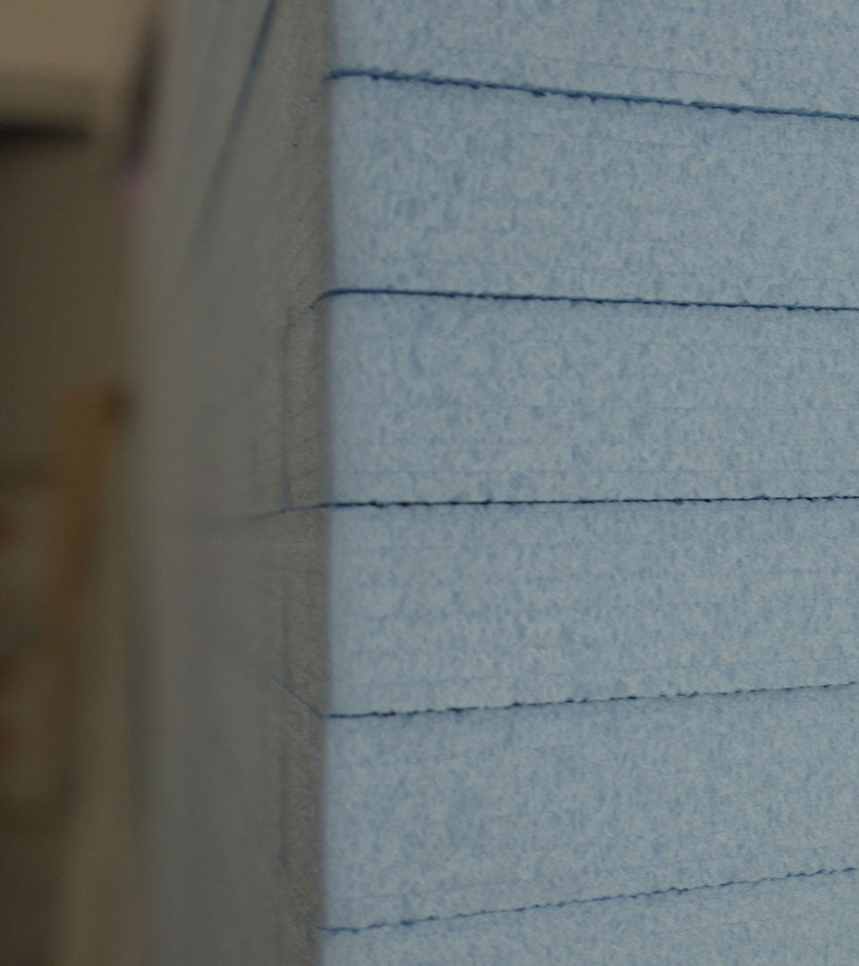 Composite wall panels for caravans